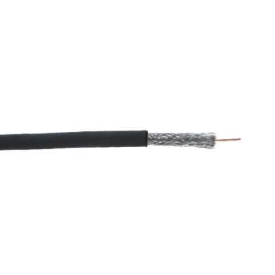 Picture of CATV coaxkabel RG6/U 1,0/4,8AF 3GHz CCS QuadShield PVC Eca zwart H305