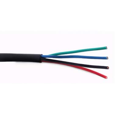 Afbeelding van luidsprekerkabel LS-PE+GEL 4x2,1mm2 zwart HA100