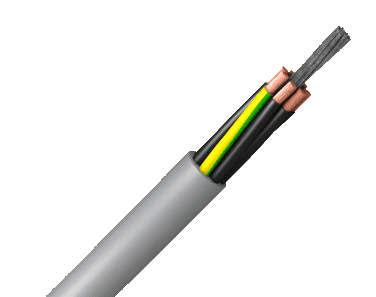 Picture of stuurstroomkabel H05VV5-F  7G1.5mm2 PVC Eca grijs