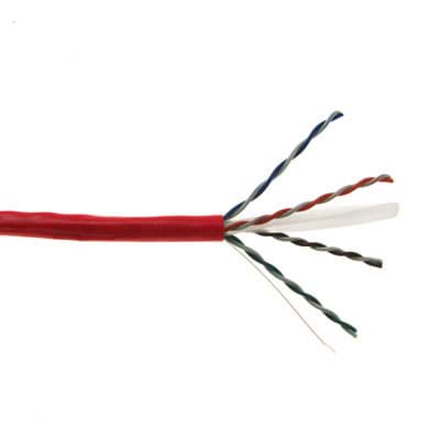 Afbeelding van datakabel CAT6 U/UTP 550MHz 4PxAWG23 Dca-s3 rood SCP DS305
