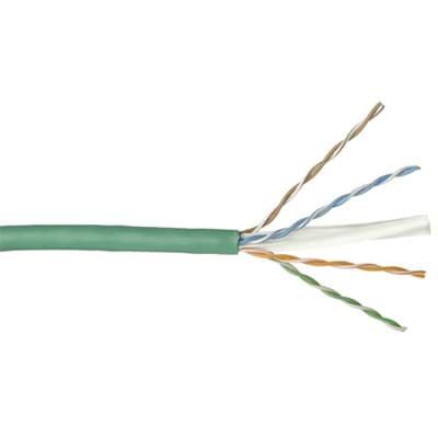 Afbeelding van datakabel CAT6 U/UTP 550MHz 4PxAWG23 Dca-s3 groen SCP DS305