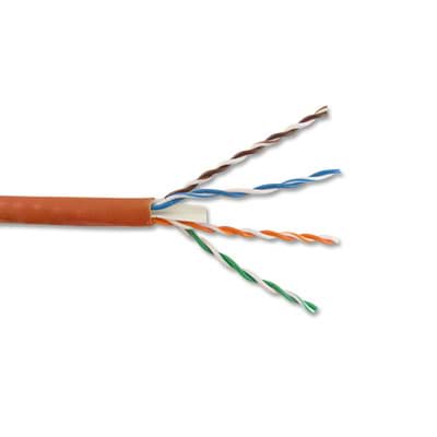 Afbeelding van datakabel CAT6 U/UTP 550MHz 4PxAWG23 Dca-s2 oranje SCP DS305