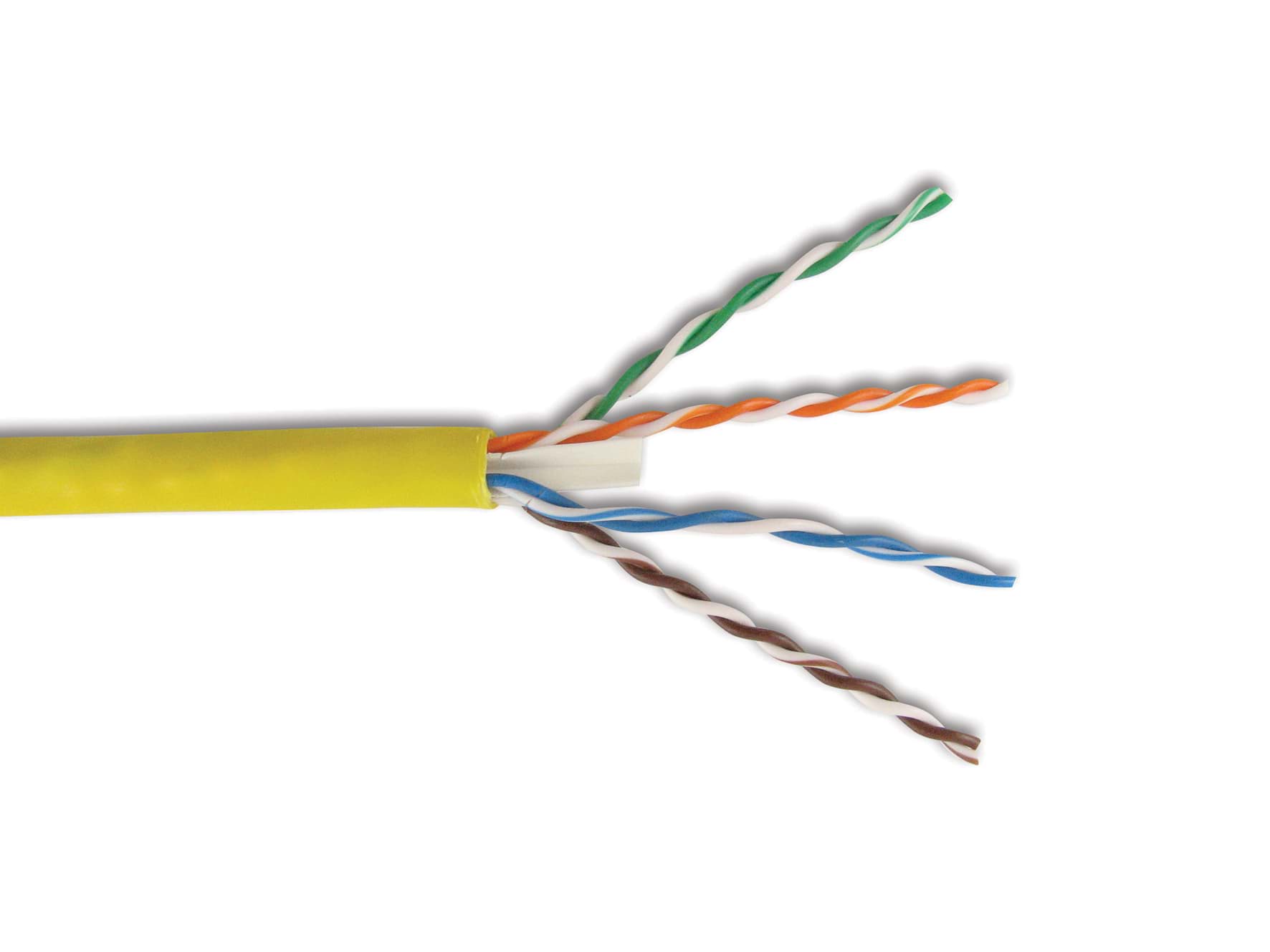 Bild von datakabel CAT6 U/UTP 550MHz 4PxAWG23 Dca-s3 geel PREMIUM SCP HA305