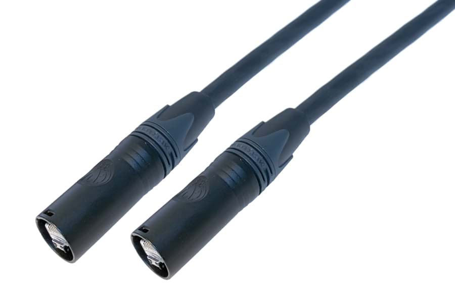 Afbeelding van patchkabel CAT6A SF/UTP 4P23 Proplex etherCON zwart  3,0m