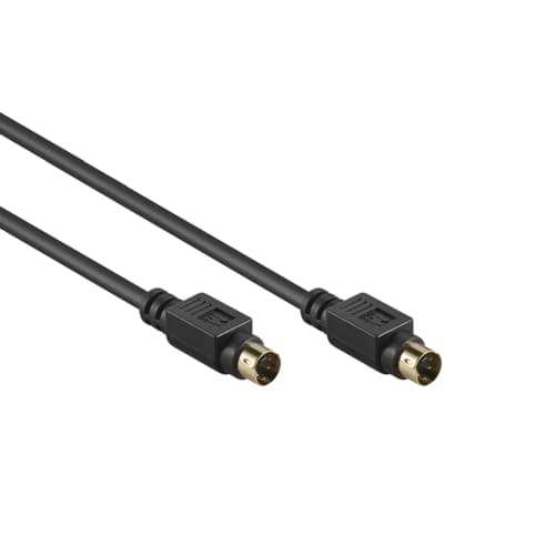 Bild von S-Video kabel (SVHS) miniDIN 4p male > male  2.0m