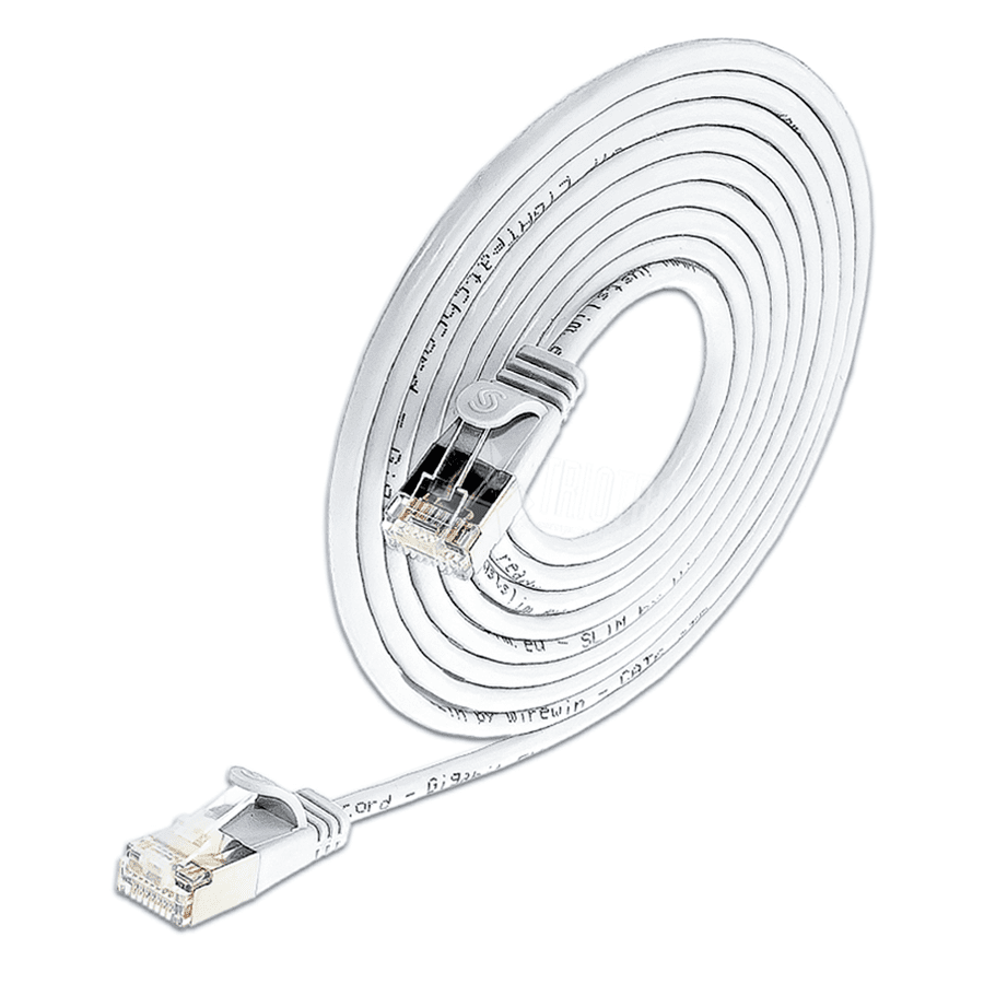 Picture of patchkabel CAT6 U/FTP 4p36 SLIM PVC wit RJ45  3,0m 3,8mm