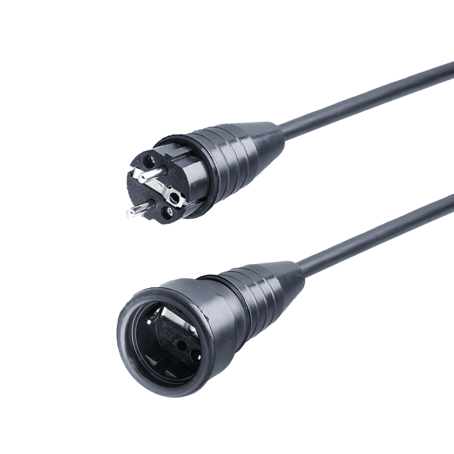 Bild von verlengkabel H07RNF 2,5mm2 Schuko Keraf 521-ra+pen > 522  3,0m