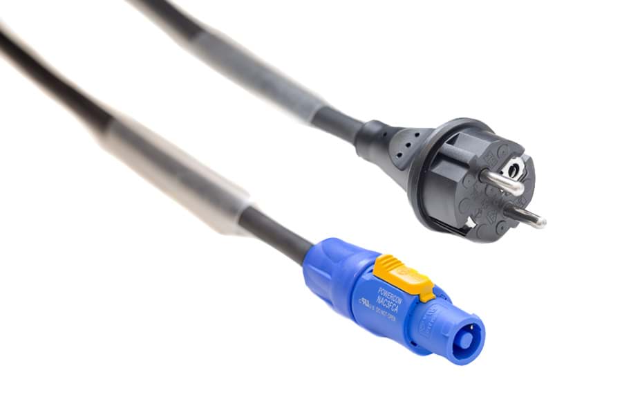 Bild von aansluitkabel H07RNF 1,5mm2 Schuko ra+pen > powerCON blauw 10m