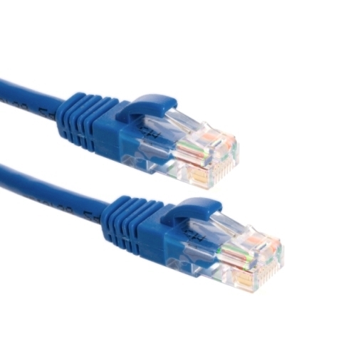 Bild von patchkabel CAT5E U/UTP 4P24 PVC snagless blauw RJ45  1.5m