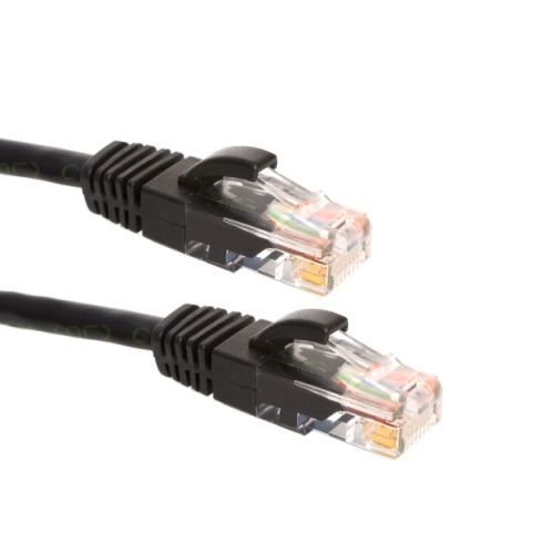 Bild von patchkabel CAT5E U/UTP 4P24 PVC snagless zwart RJ45 20m