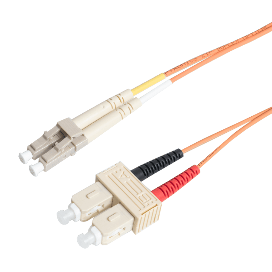 Bild von patchcord MultiMode Duplex LC-SC  5.0m OM1 Orange d3mm Enhanced