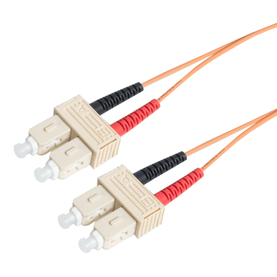Bild von patchcord MultiMode Duplex SC-SC  2.0m OM1 Orange d3mm Enhanced
