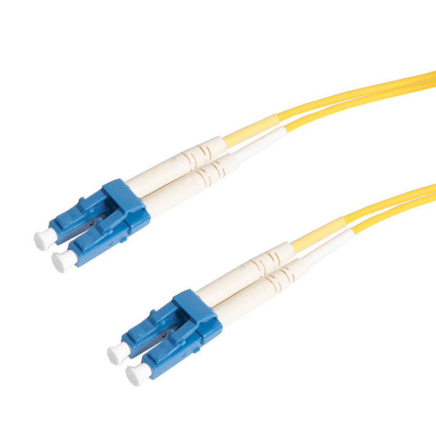 Bild von patchcord SingleMode Duplex LC-LC  0.3m G652D Yellow d3mm Enhanced