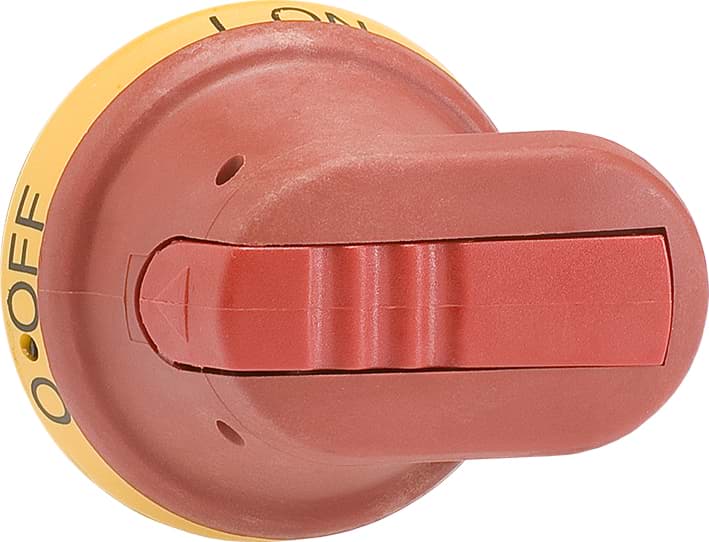 Picture of Hoofdschakelaar pistoolgreep rood/geel IP65 voor OT16..125FT