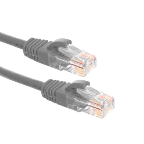 Bild von patchkabel CAT6 U/UTP 4P24 PVC grijs RJ45 snagless  0.5m
