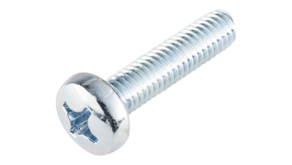 Bild von Bolcilinderschroef kruisgleuf staal verzinkt M 2 X 4