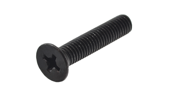 Picture of Verzonken schroef kruisgleuf staal zwart M 6 X 16