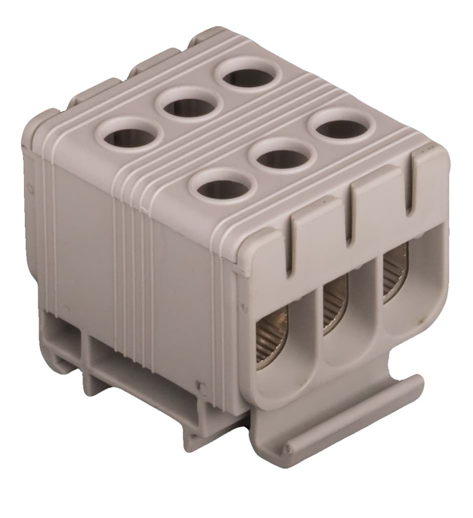 Bild von Verdeelblok 1F 6x2,5-50mm2 160A grijs