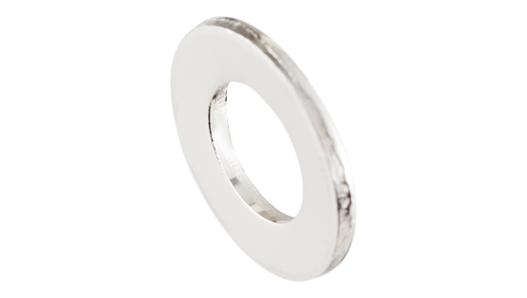 Bild von Vlakke sluitring messing vernikkeld 5,3X10 (M5)