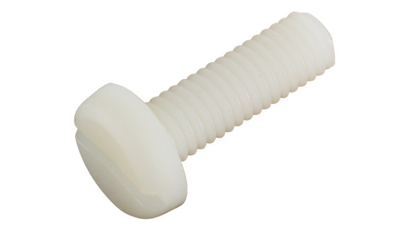 Bild von Pancilinderschroef zaaggleuf polyamide naturel M 6 X 20