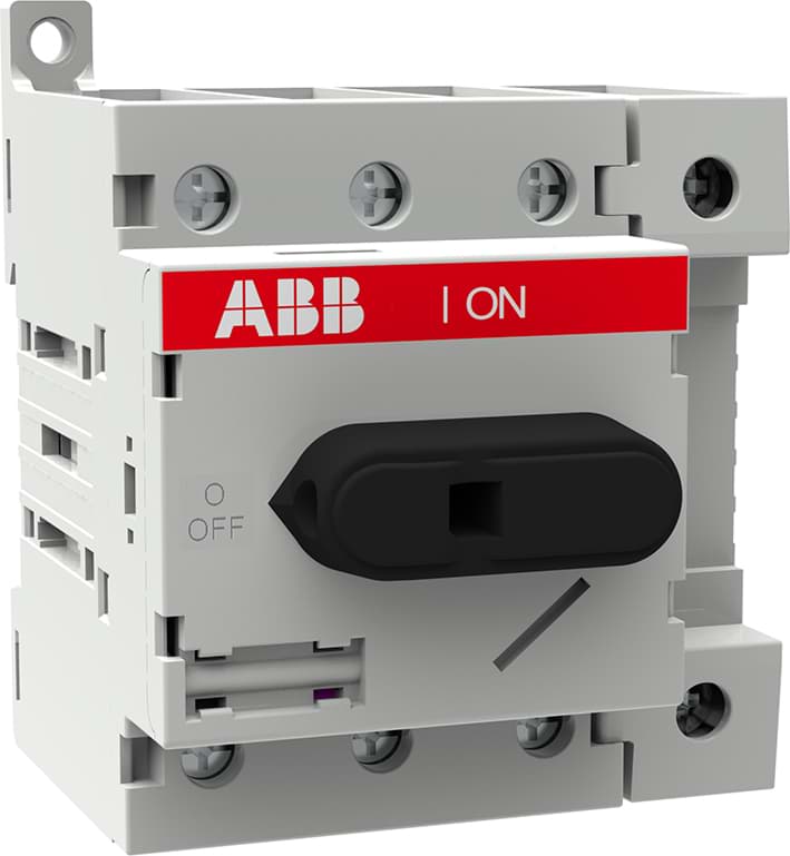 Picture of Hoofdschakelaar 4P  80A IP20 bodem en dinrailmontage 4-module