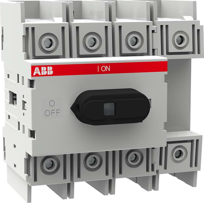 Picture of Hoofdschakelaar 4P 125A IP20 bodem en dinrailmontage 6-module