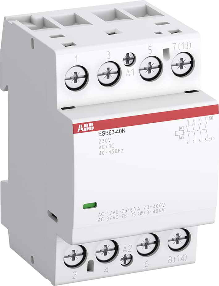 Picture of Modulaire magneetschakelaar 230Vac  63A 4NO 3 module