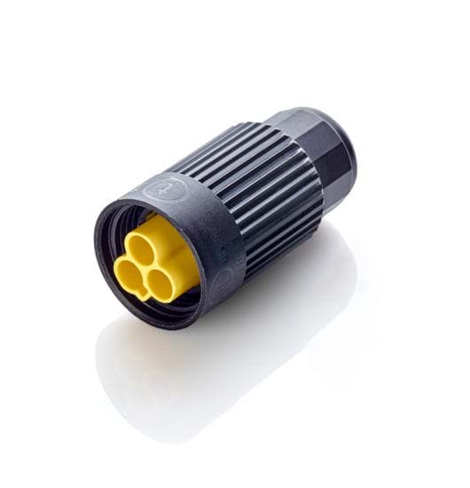 Bild von TEEPLUG TH384 kabeldeel+moer 2p pen schroef 17,5A D7-12 IP68