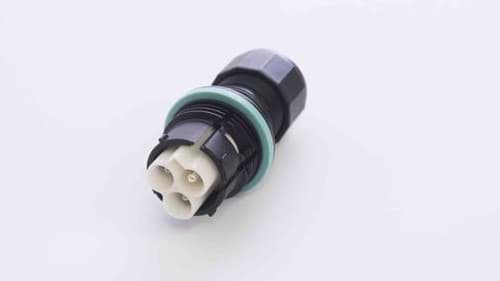 Bild von TEEPLUG TH384 kabeldeel 3p(2p+PE) pen schroef 17,5A D7-12 IP68