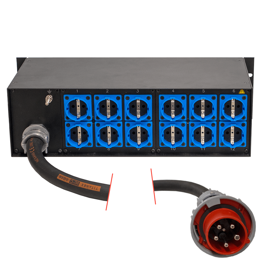 Afbeelding van verdeelkast 19inch C563>1,5m>HS>12S [3U20-12ALNC+I+A6] Bals-Siemens