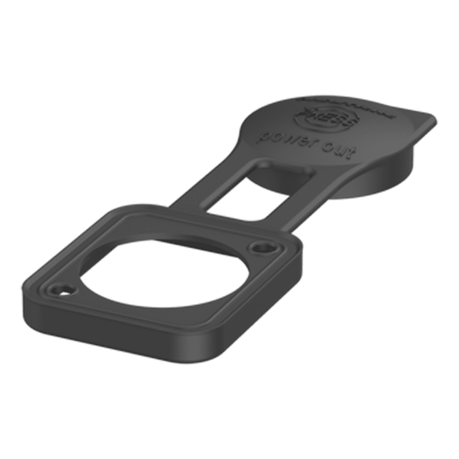 Bild von afdekkapje rubber chassis-D powerCON 20A grijs