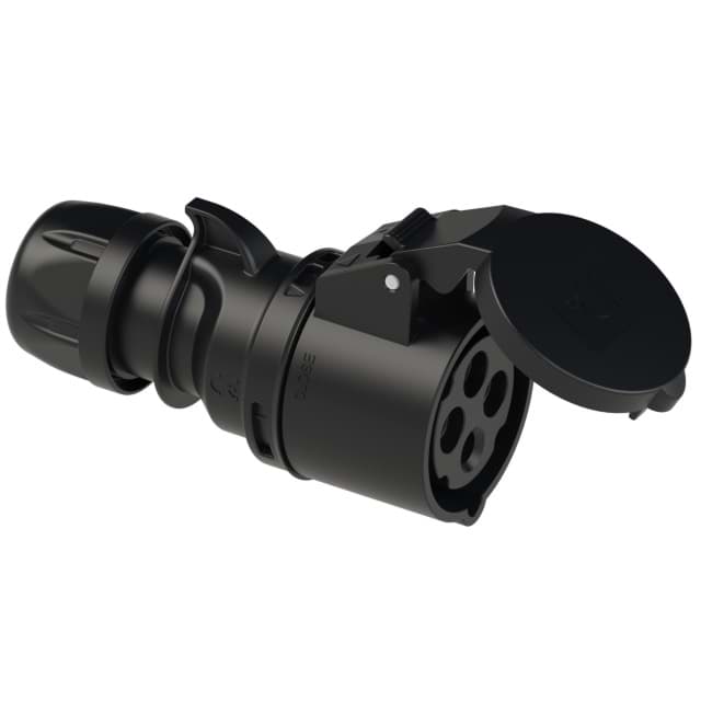 Picture of CEE koppeling 4p  16A 400V 6h zwart IP44 PCE TURBO