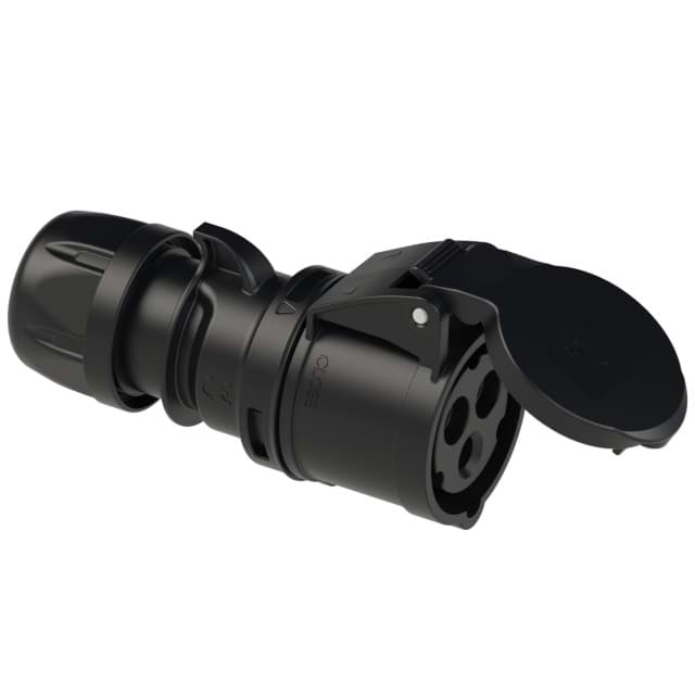 Picture of CEE koppeling 3p  32A 230V 6h zwart IP44 PCE