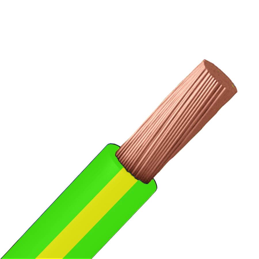 Afbeelding van montagesnoer halogeenvrij  10mm2 groen-geel H07Z1-K B2ca