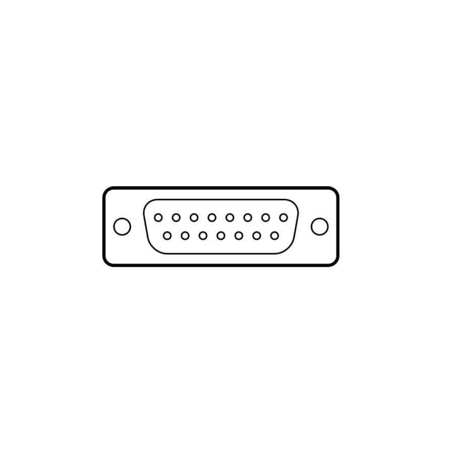 Bild von D-sub connector 15p female solder tinned