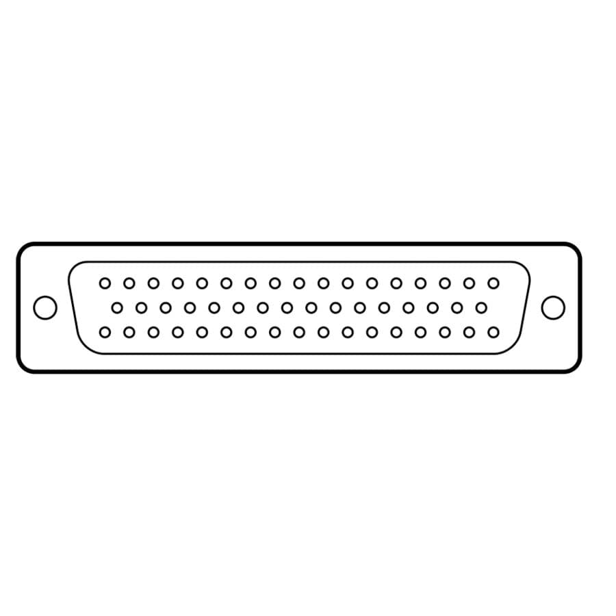 Bild von D-sub connector 50p female solder tinned