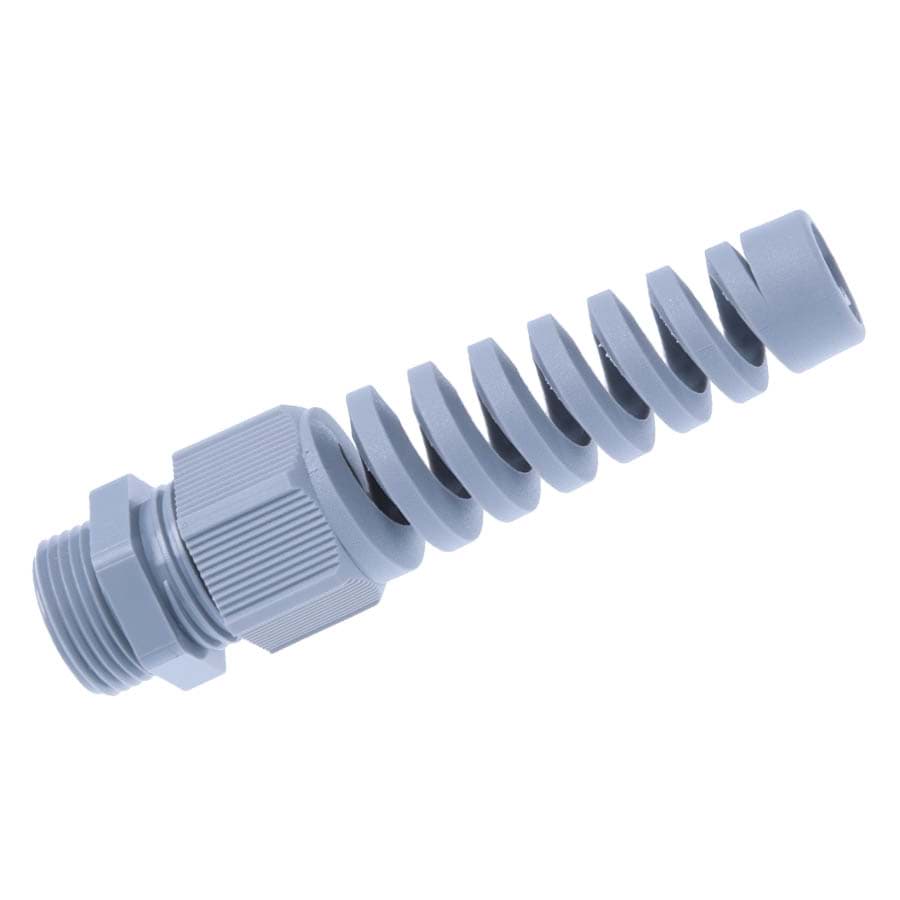 Picture of spiraalwartel PA IP68 PG 7 doorlaat 3-6.5mm tap=8mm donkergrijs