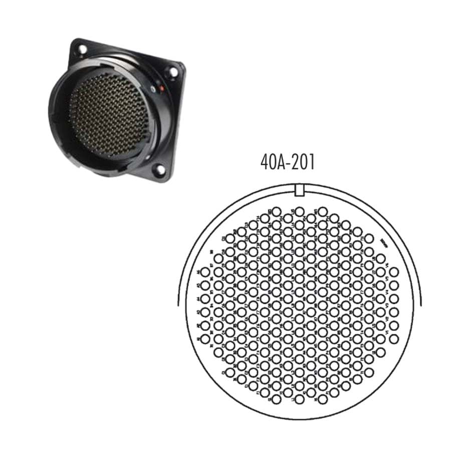 Bild von LK 201p panel w/out nut male Tourline solder