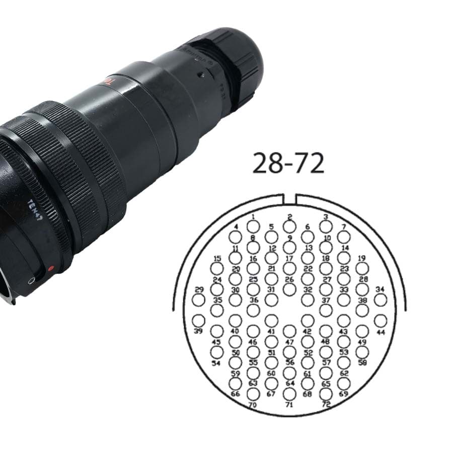 Bild von LK 72p cable connector with nut fem. d=13-18mm Tourline long crimp