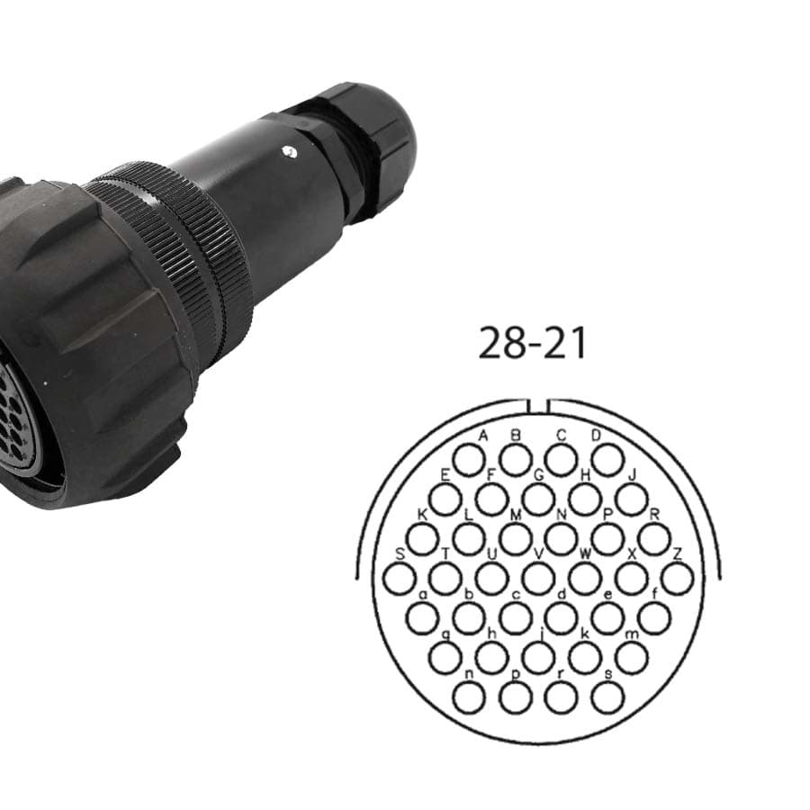 Bild von LK 37p cable connector with nut fem d=13-18mm T-line rubbershort crimp