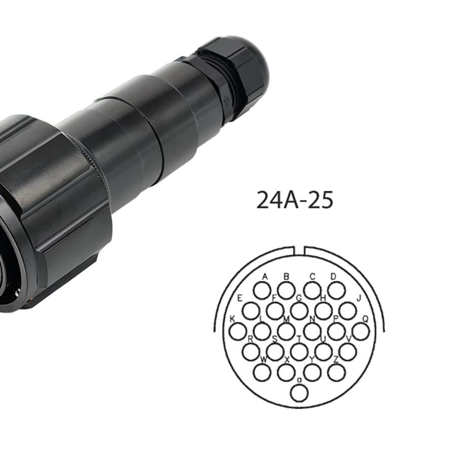 Bild von LK 25p cable connector with nut fem. d=9-14mm crimp