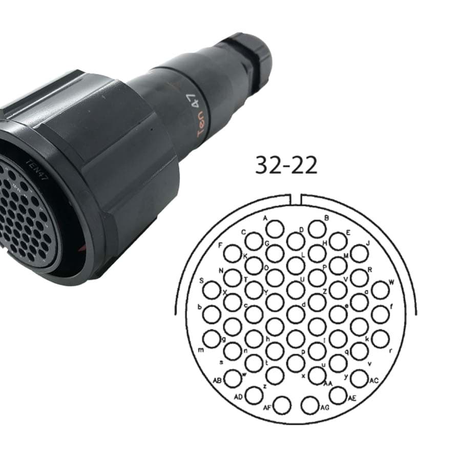 Bild von LK 54p cable connector with nut fem. d=13-18mm crimp