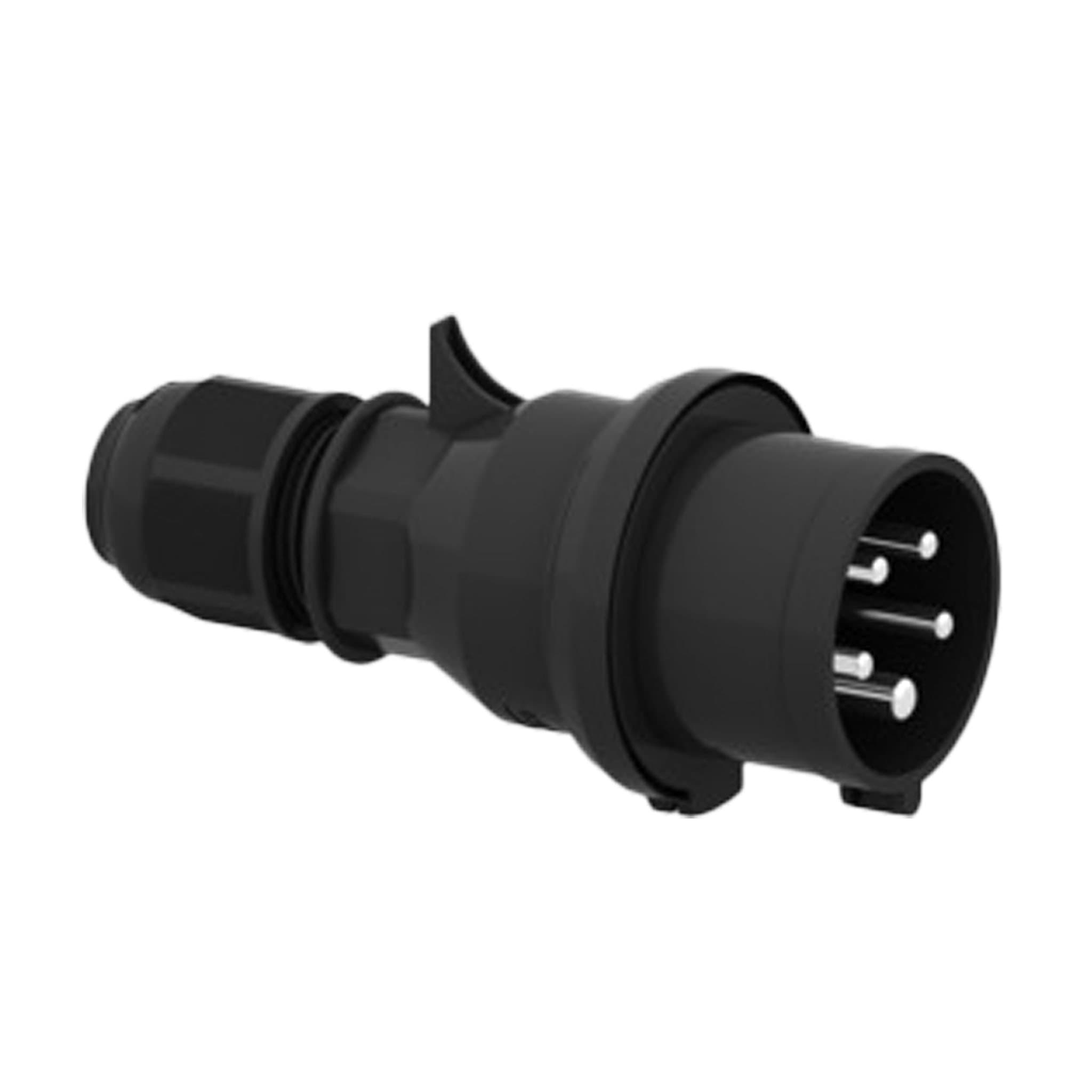 Bild von CEE steker 5p  16A 400V 6h zwart IP44 Bals EVENT QuickConnect