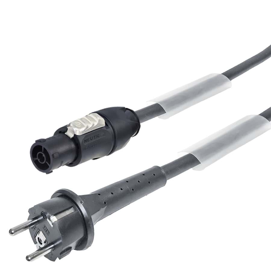 Afbeelding van aansluitkabel H07RNF 1,5mm2 Schuko>powerCON TRUE1  1,5m Promes