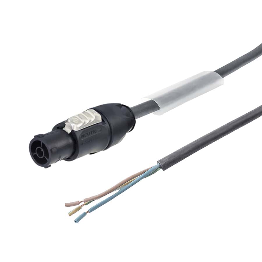 Bild von aansluitkabel H07RNF 1,5mm2 open eind > powerCON TRUE1 fem. 1,0m