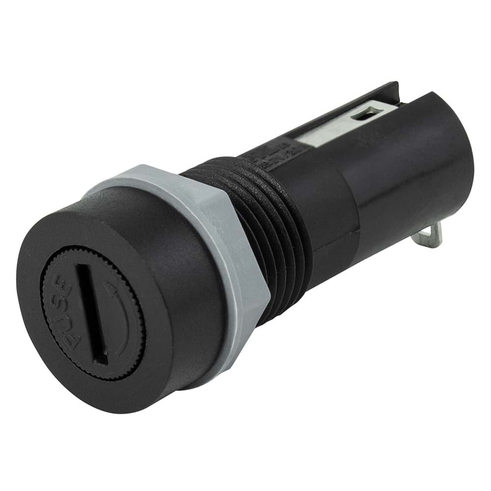 Afbeelding van paneelzekeringhouder 5x20mm verzonken bayonetkop tab 2,8
