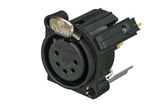 Afbeelding van XLR chassis A 5 pin PCB-V SWITCH (NC5FAV-SW)