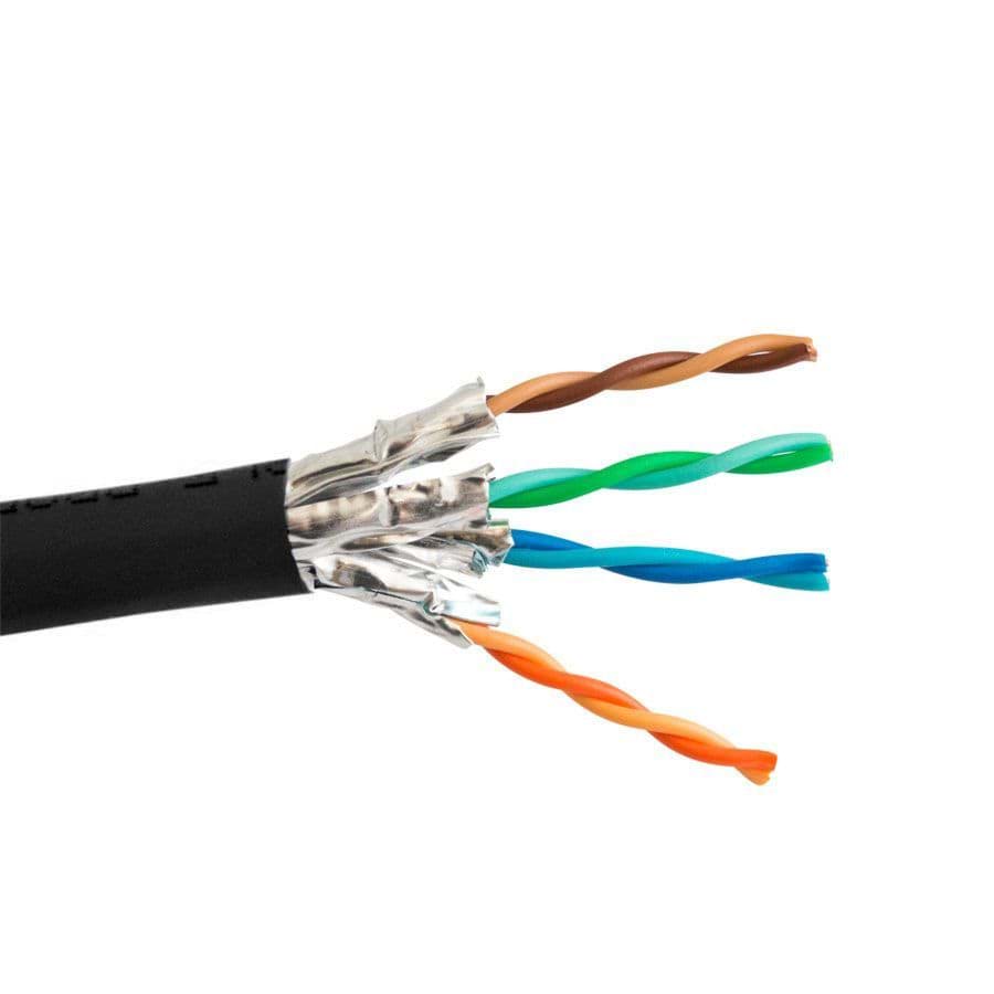 Picture of datakabel CAT6A U/FTP 600Mz 4PxAWG23 Dca-s1 zwart PREMIUM SCP DS305