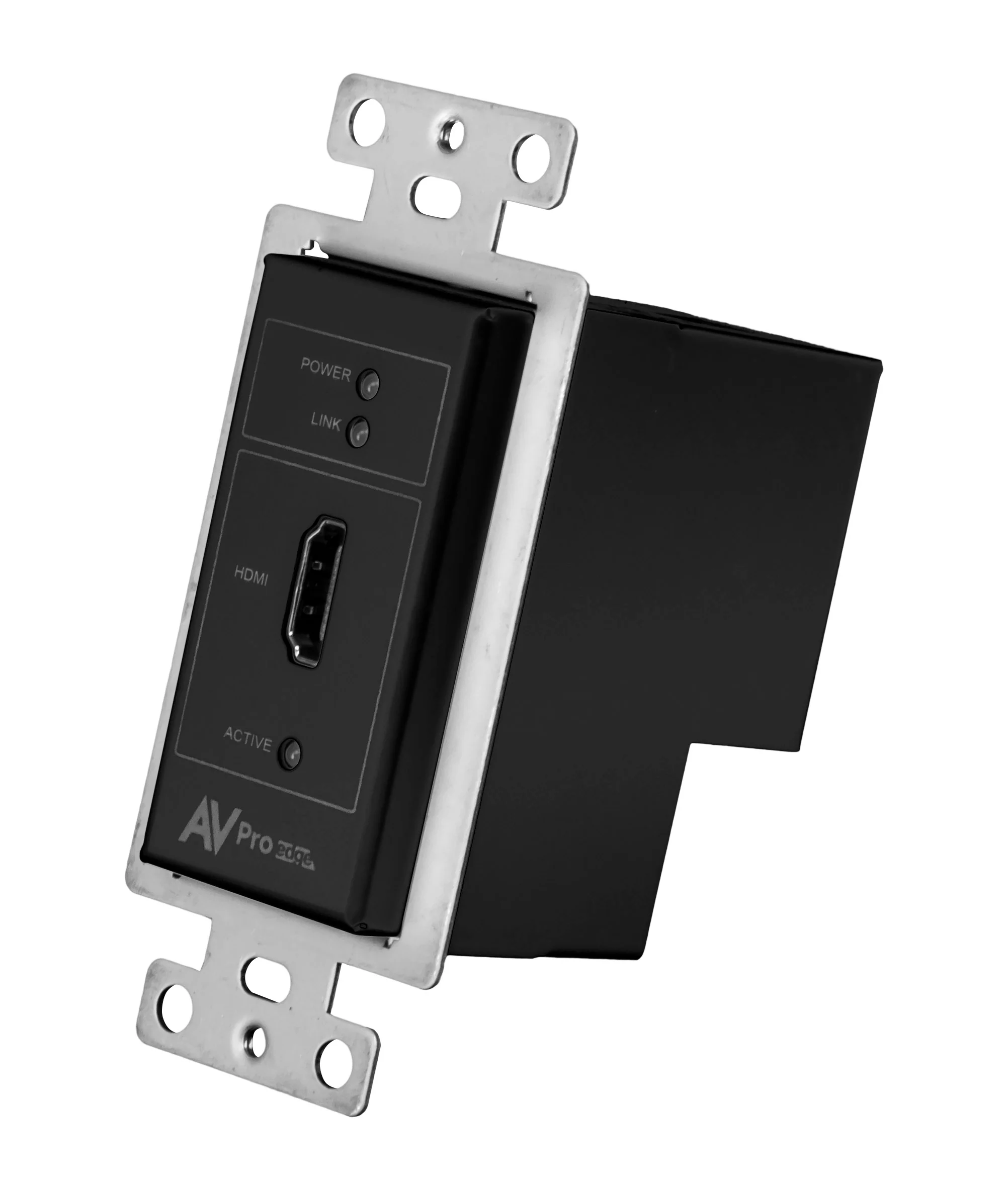 Bild von HDMI Wallplate to HDBaseT US-1G black 100m HD 70m 4K