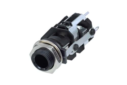 Bild von jack 6,3mm chassis PCB-V stereo plactic nose RJ-series